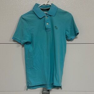 Abercrombie & Fitch Teal Polo Shirt